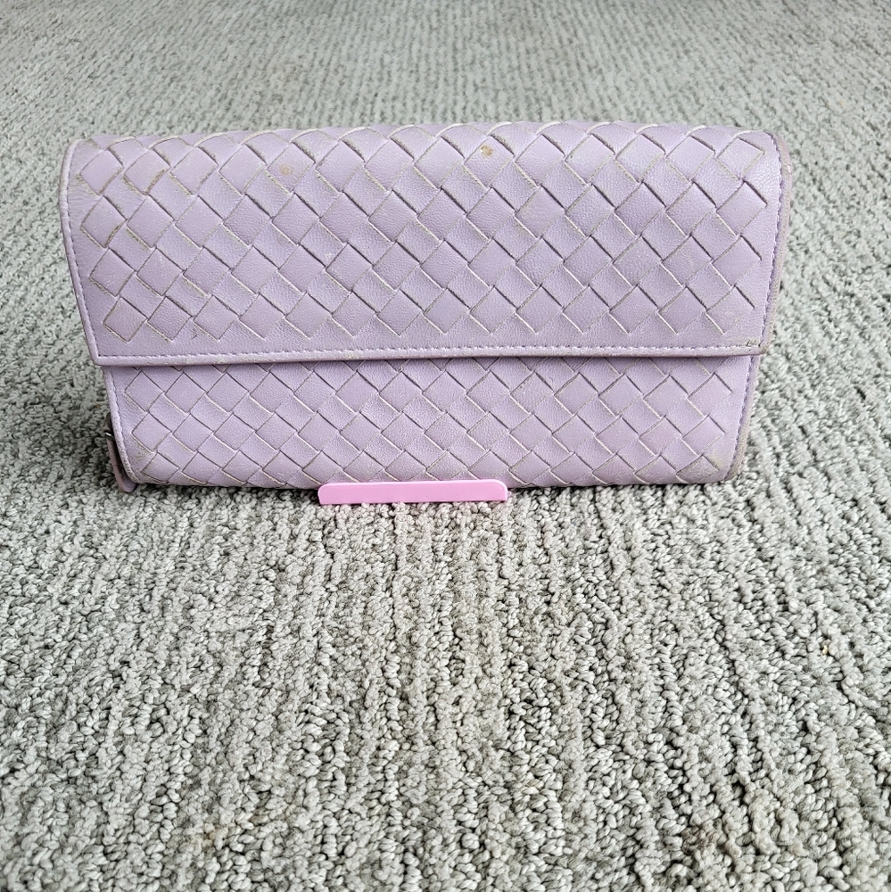 Authentic Bottega Veneta lavender Leather